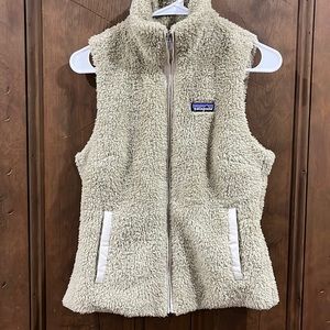 PATAGONIA LOS GATOS FLEECE SHROOM TAUPE VEST